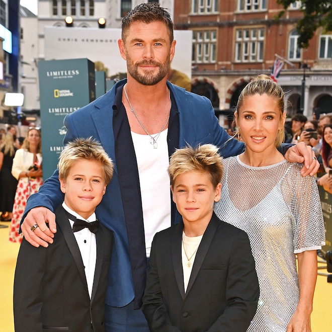 Chris Hemsworth, Elsa Pataky, Tristan Hemsworth and Sasha Hemsworth